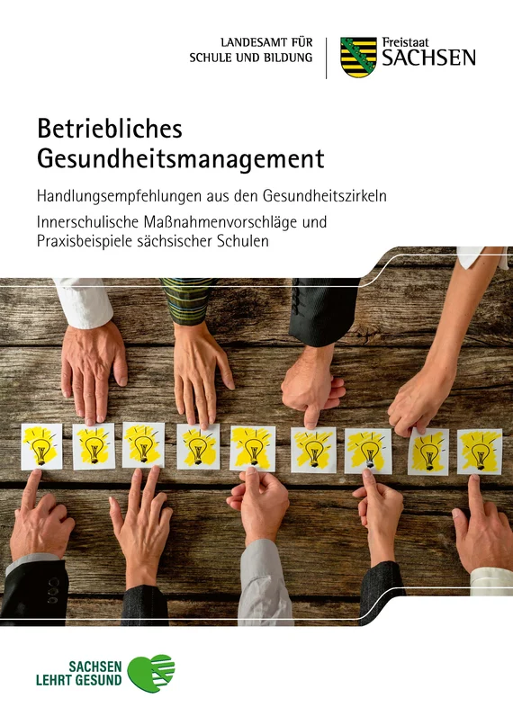 Das Bild zeigt die Titelseite der Handreichung.